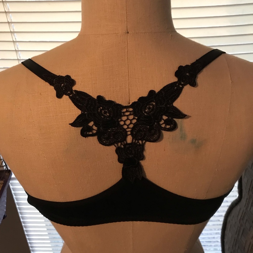 Front clip bra withace back